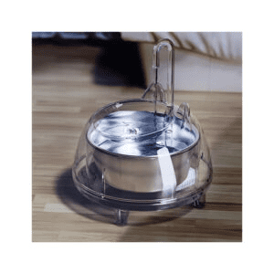 Cat Face Steel Bowl Water Fountain