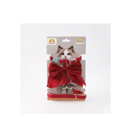Cute Bow Harness with Leash