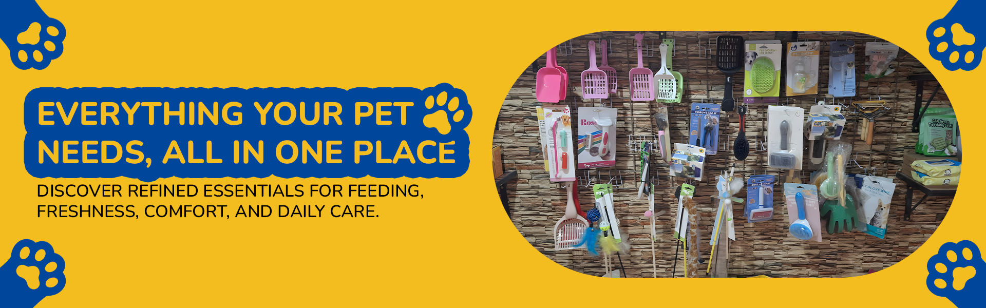 Pet Care Accessories for Cats and Dogs