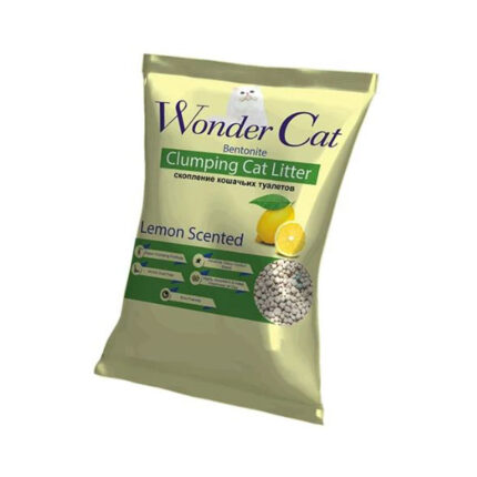 Wonder Cat Lemon Scented Imported Bentonite Cat Litter 20ltr