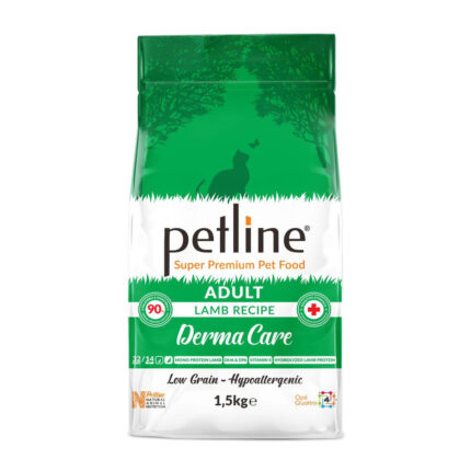 Petline(Turkish) Derma Hypoallergenic Low Grain Adult lamb Flavor Dry Food 1.5kg