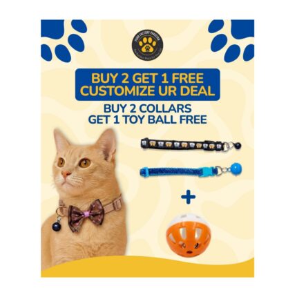 Offer: Buy 2 Cat Collars & Get 1 Toy Ball Free