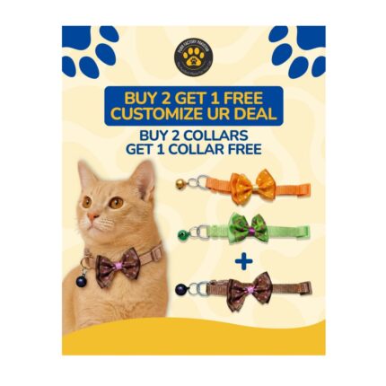 Offer: Buy 2 Cat Collars & Get 1 Cat Collar Free