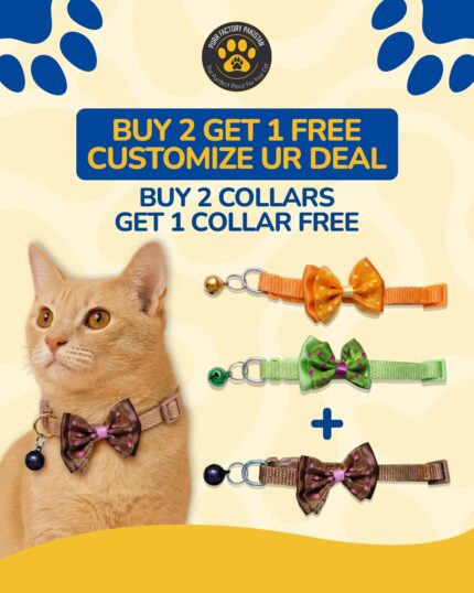 Offer: Buy 2 Cat Collars & Get 1 Cat Collar Free