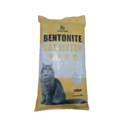 Linqon Imported Bentonite Lemon Scented Cat Litter 25ltr