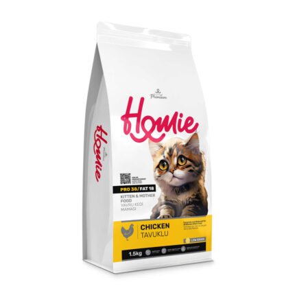 Homie Super Premium(38) Mother & Kitten Low Grain Chicken Flavor 1.5kg dry food