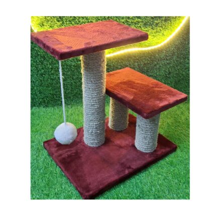 3 Pole Scratching Post ( Length 12 x Width 16 & Height 19) Inches